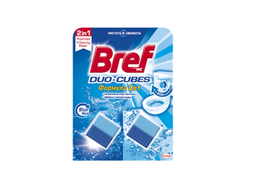 WC valomieji kubeliai BREF DUO-CUBES, 100 g