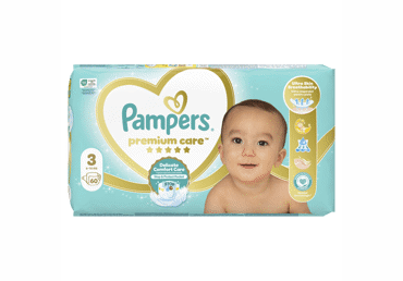 Sauskelnės PAMPERS Premium Care, Value Pack, 3 dydis, 60 vnt.
