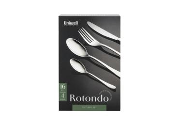 Stalo įrankiai UNIWELL Rotondo 16 vnt.