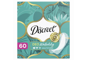 Higieniniai įklotai DISCREET Waterlily, 60 vnt.