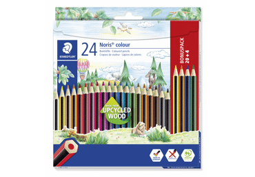 Spalvoti pieštukai NORIS COLOUR, 24 vnt., 1 vnt.