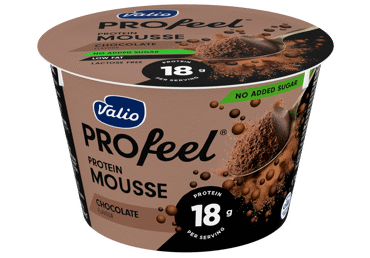 Baltyminiai putėsiai VALIO PROFEEL, šokolado skonio, 1,8 %, 150 g
