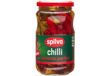 Marinated hot peppers SPILVA, 330 g
