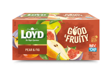 Fruit tea drink LOYD, pear and fig flavor, 50 g
