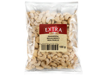 Anakardžiai EXTRA LINE, 150 g