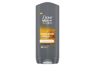 Shower gel DOVE SANDALWOOD&VANILLA, 400 ml