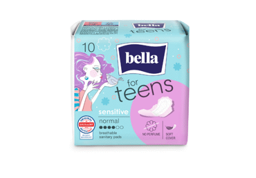 Higieniniai paketai BELLA FOR TEENS SENSITIVE, 10 vnt.