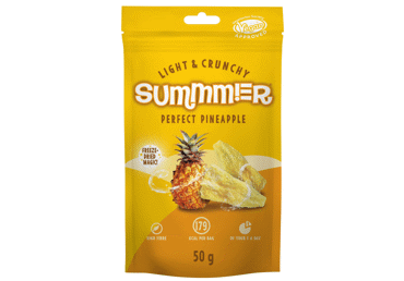 Šaltyje džiovinti ananasai SUMMMER, 50 g
