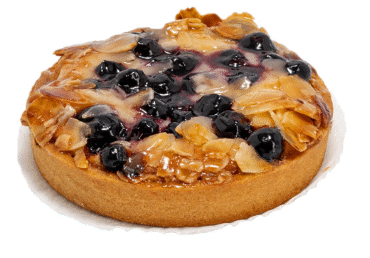 Tartaletė su prancūzišku kremu ir juodaisiais serbentais, 145 g