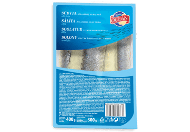 Salted herring fillet in oil WIDE OCEAN, 280 g