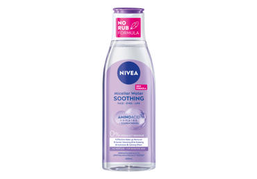 NIVEA raminantis micelinis vanduo su aminorūgštimi ir dekspantenoliu jautriai odai, 200 ml