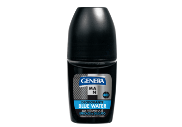 Vyriškas rutulinis dezodorantas GENERA BLUE WATER, 50 ml