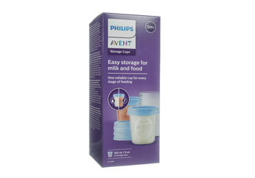 Indeliai AVENT Via su dangteliais N5, 180 ml