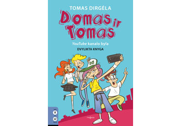 Knyga T. Dirgėla DOMAS IR TOMAS. YOUTUBE KANALO BYLA, 1 vnt.