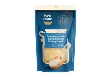 Svogūnų granulės WELL DONE, 40 g