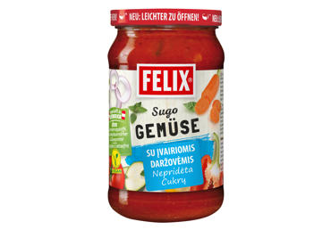 Makaronų padažas FELIX su daržovėmis, 360 g