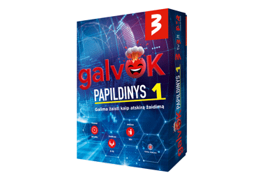 Stalo žaidimas GALVOK PAPILDINYS