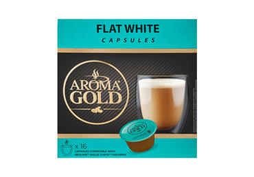 Coffee capsules AROMA GOLD FLAT WHITE, 187.2 g