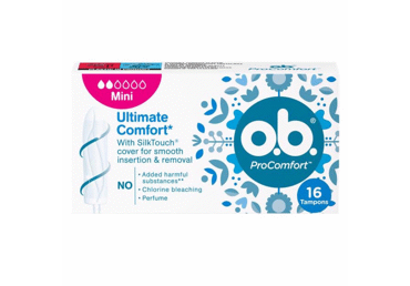 Higieniniai tamponai O.B. PRO COMFORT MINI, 16 vnt.