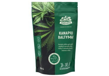 Hemp seed protein (powder) ŽOLYNĖLIS, 300 g