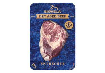 Dry aged beef entrecote BIOVELA, 220 g