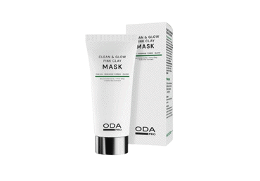 ODA PRO Valanti ir skaistinanti rožinio molio kaukė  50ml