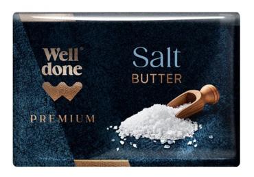 Sviestas su druska WELL DONE PREMIUM, 80 % rieb., 125 g