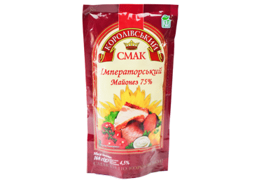 Majonezas KARALIŠKAS SKONIS, 75 % rieb., 160 g