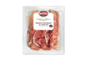 Vytintas BERETTA kiaulienos kumpis PROSCIUTTO CRUDO su trumais, nerūš., 80 g