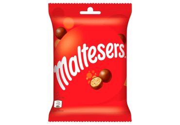 Pieninio šokolado saldainiai MALTESERS su traškiu įdaru, 68 g