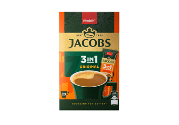 Tirpiosios kavos gėrimas JACOBS 3IN1, 252 g