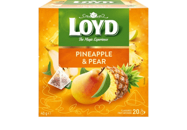 Фруктовый чай LOYD, ананасовый и грушевый вкус, 40 г