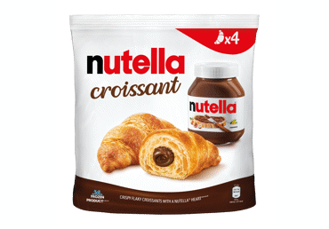 NUTELLA šaldyti kruasanai, 4vnt. 340g