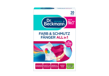 Skalbimo servetėlės DR. BECKMANN, dažams ir purvui sugerti, 20 vnt.