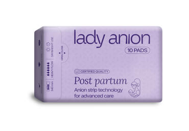 Higieniniai paketai LADY ANION po gimdymo, 10 vnt.