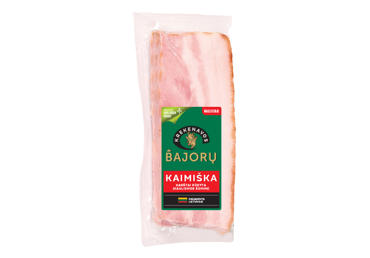K. r. BAJORŲ RURAL TASTE pork bacon, I r., 1 kg
