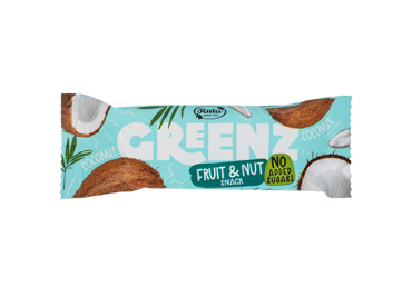 Vaisių ir riešutų užkandis GREENZ, kokosų skonio, 30 g