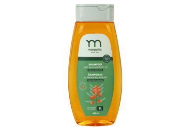 Shampoo MARGARITA with sea buckthorn oil for daily care 400 ml