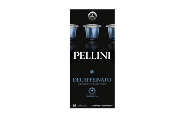 Kavos kapsulės PELLINI DECAFFEINATO, 10 g