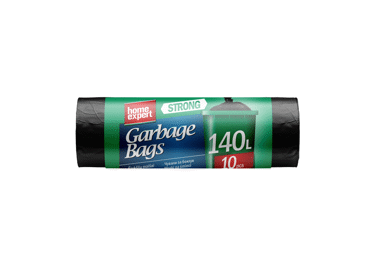 Šiukšlių maišai, 140L,10vnt, HOME EXPERT