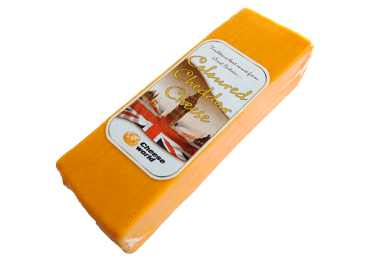 Raudonasis čederis CHEESE WORLD, 50 % rieb. s. m., 1 kg