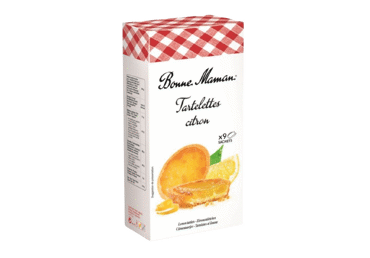 Тарталетки BONNE MAMAN с лимонной начинкой, 125 г
