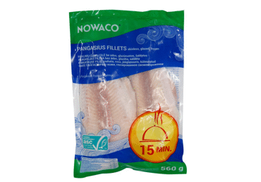 Šaldyta ryklinių šamų filė NOWACO be odos, 560 g