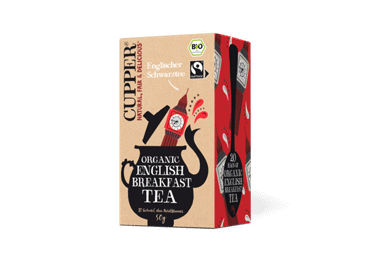 Органический чай ENGLISH BREAKFAST CUPPER, 20x2.5 г, 50 г