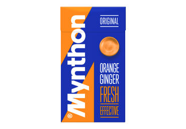 Pastilės MYNTHON ORANGE-GINGER, 31 g