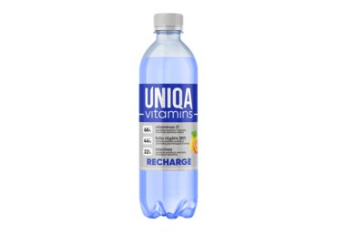 Negazuotas gėrimas UNIQA VITAMINS RECHARGE, 500 ml