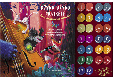 Knyga DŽYRU DŽYRU MUZIKĖLĖ, 1 vnt.