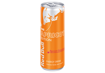 Energy drink RED BULL, apricot, strawberry flavor, 250 ml