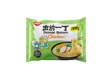 Быстрорастворимые макароны NISSIN DAMAE, куриный вкус, 100 г