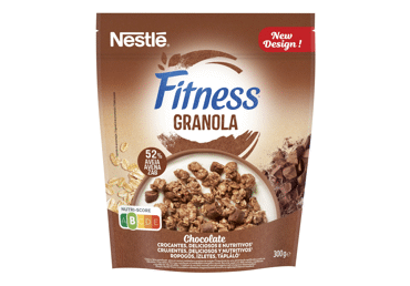 Гранола FITNESS NESTLE с шоколадными кусочками, 300 г